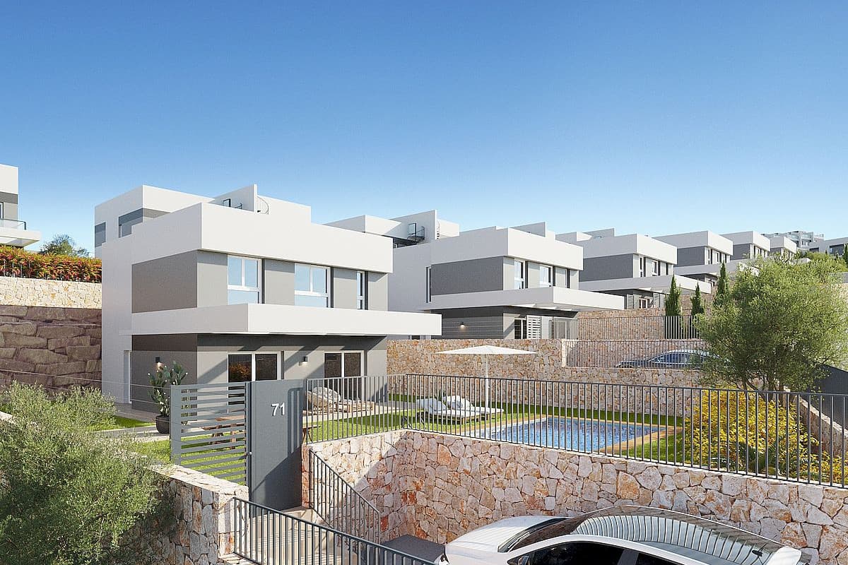 Виллы в Sierra Cortina, Benidorm (4 спальни), Коста Бланка север