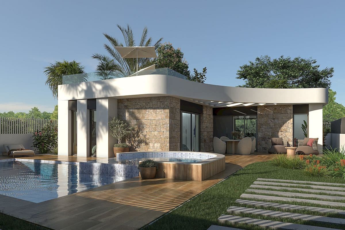 3 Bedroom villa with pool in La Herrada, Los Montesinos, Costa Blanca South