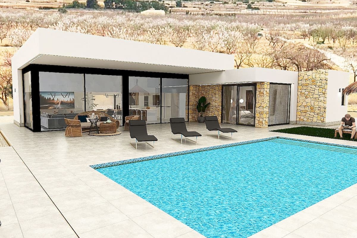 Chalet de 3 dormitorios, Pinoso, Costa Blanca Norte