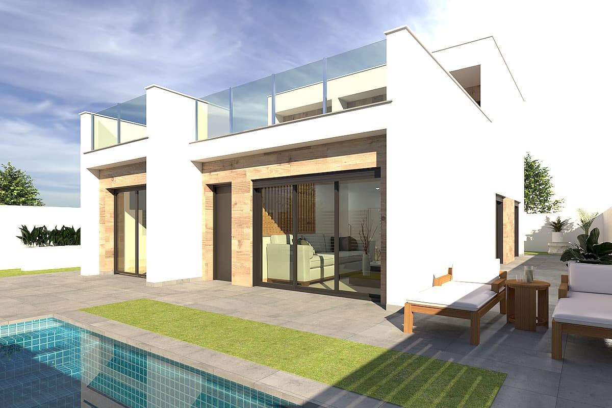 3 Bedroom villa with pool in Los Alcazares, Costa Cálida