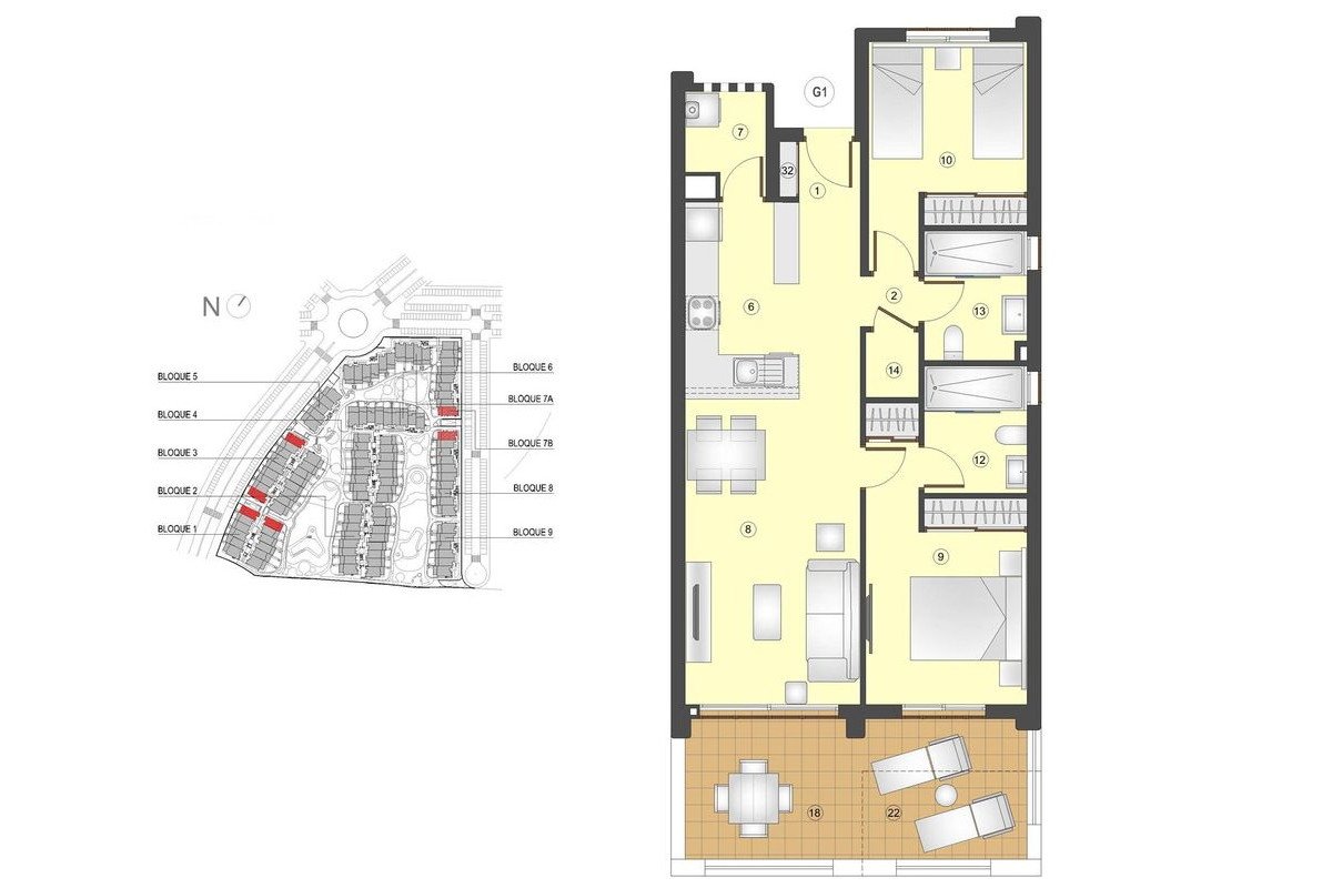1 Bedroom Apartment | San Juan de los Terreros — 7