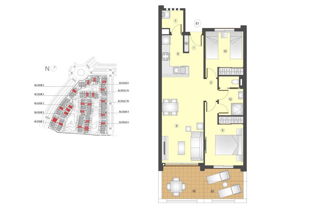 1 Bedroom Penthouse in Algorfa, Costa Blanca — 11