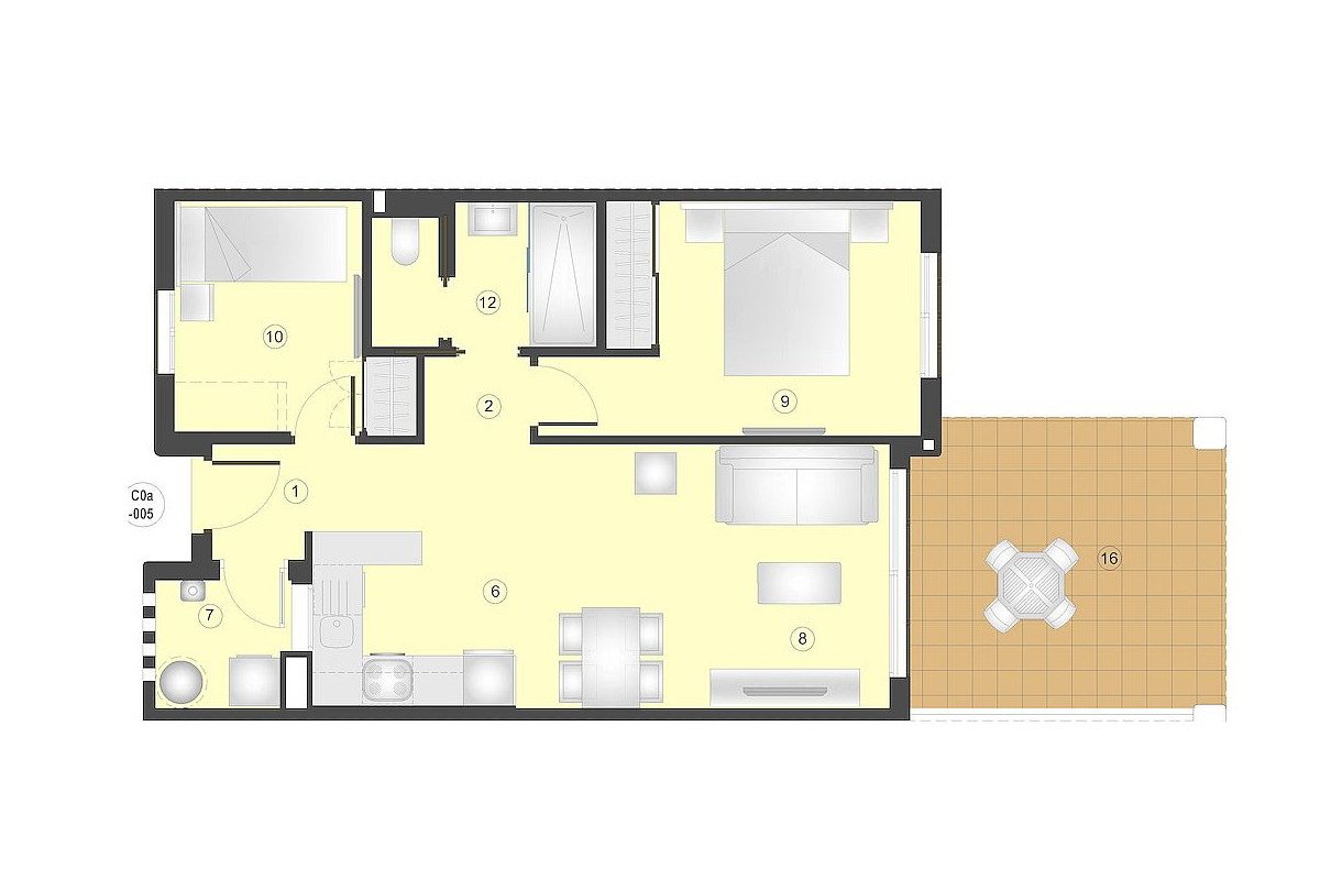 1 Bedroom Apartment in San Juan de los Terreros, Pulpi, Costa Almeria — 6